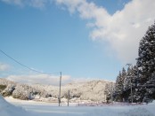 晴れ間が見えましたね。