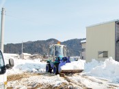 除雪しました。