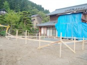 丁張りをかけました。