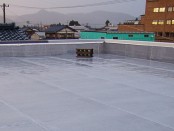 しっかり水をはじいていますね。