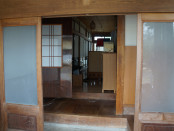 木製の玄関戸